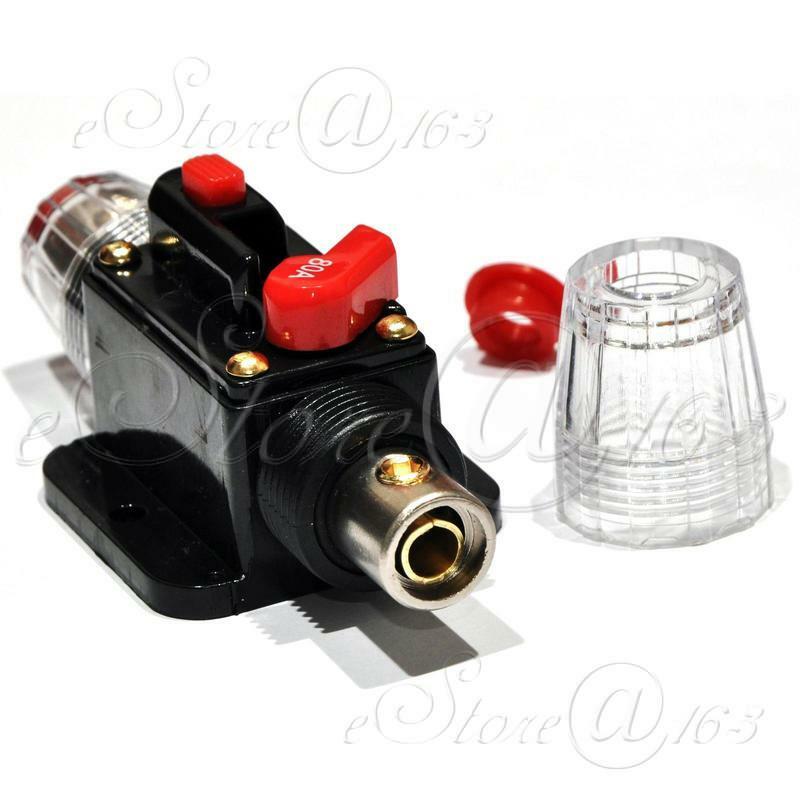 Automatic Air Switch Car Audio Circuit Breaker 12V 80A Fuse Overload Protector