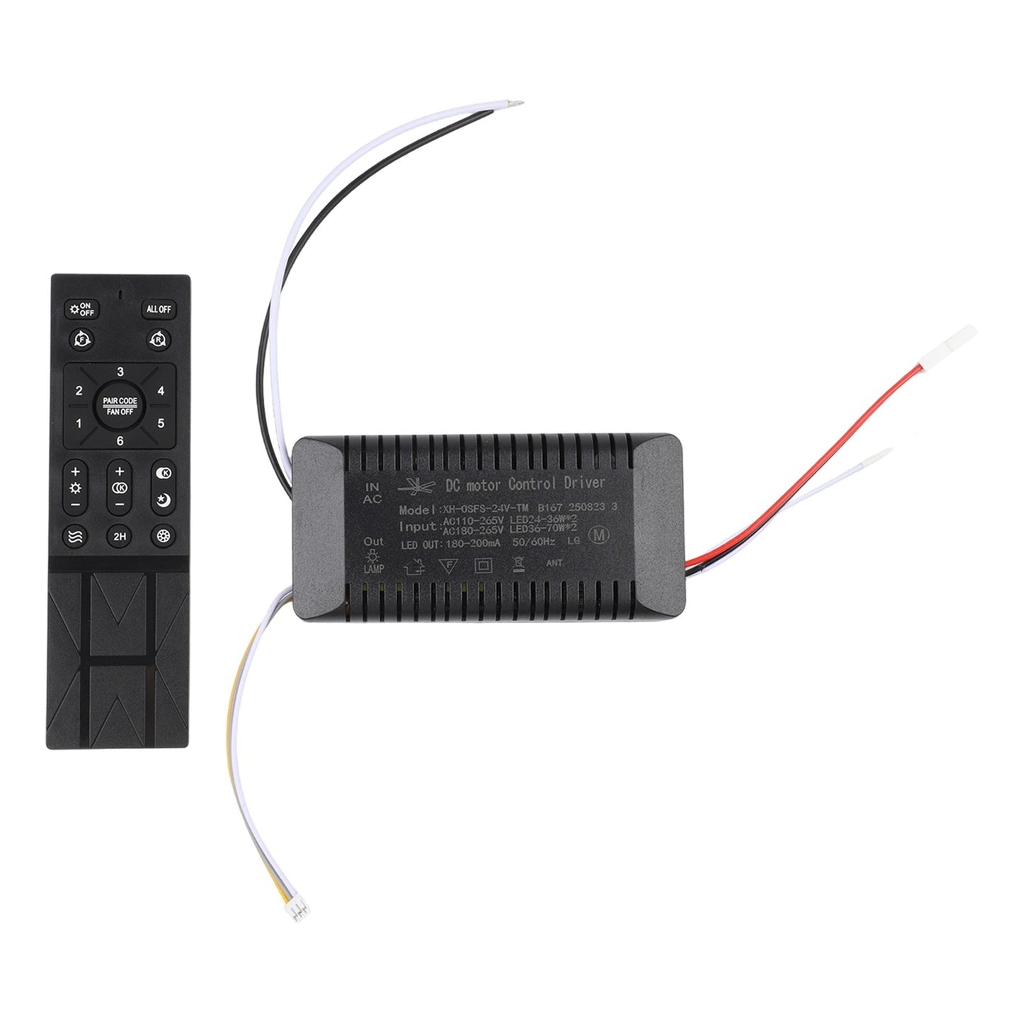 Fan Speed Control Ceiling Fan Remote Indoor Usage Compatible With Hongyun Fan