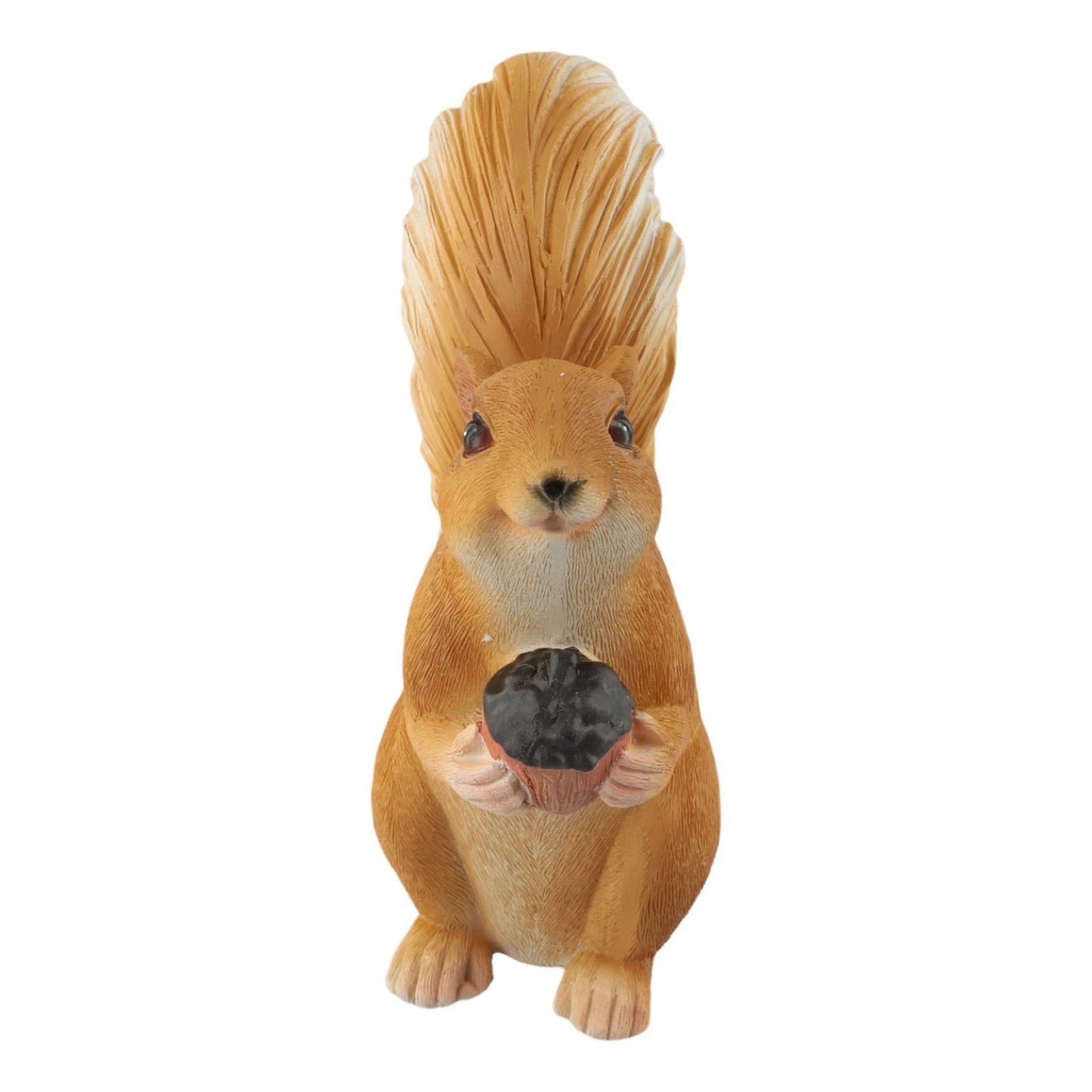 Cute Squirrel Resin Statue Suitable for Garden Yard Outdoor Tree or Fence