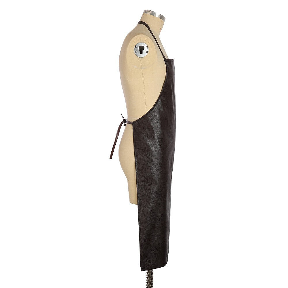 38.2 Inch Leather Welding Work Apron Heat Resistant & Flame Retardant Welder-Bib