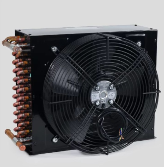 FNF-1.8/9.8 1.5HP 9.8m² condenser 220V 75W copper tube aluminum radiator