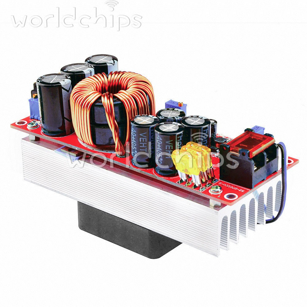 1800W 40A 10-60V to 12-90V  DC-DC Boost Converter Step Up Power Supply Module US