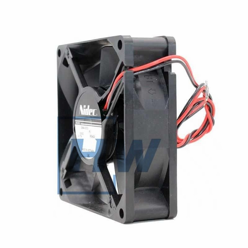 1Pc   NIDEC D08A-12TU 8CM 8025 12V 0.19A Cooling Fan 2-wire