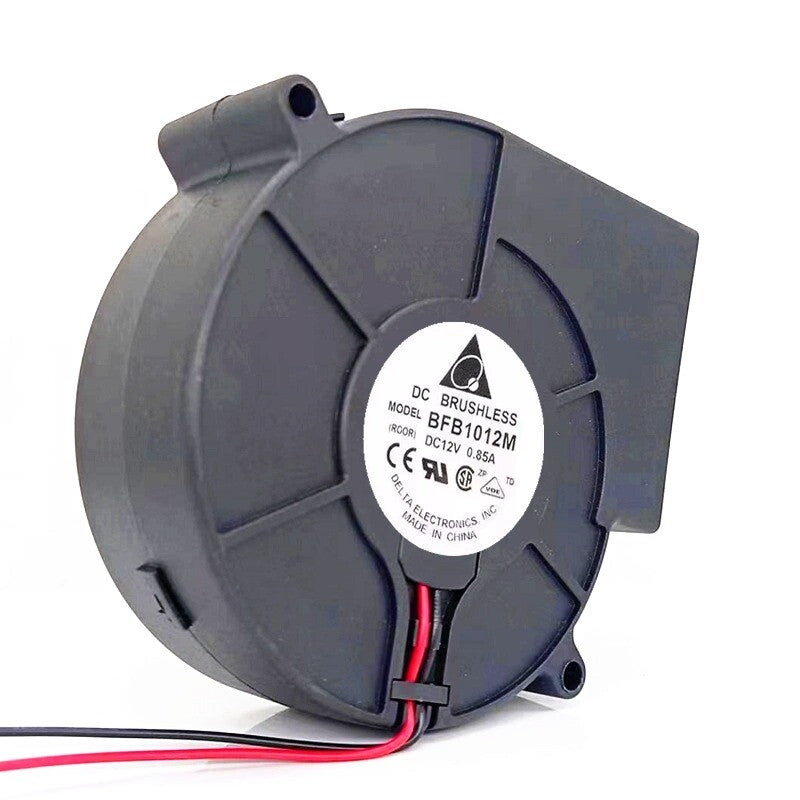 1/piece Delta  BFB1012M 12V 0.85A 2-wire 9733 Centrifugal Turbine Blower Fan