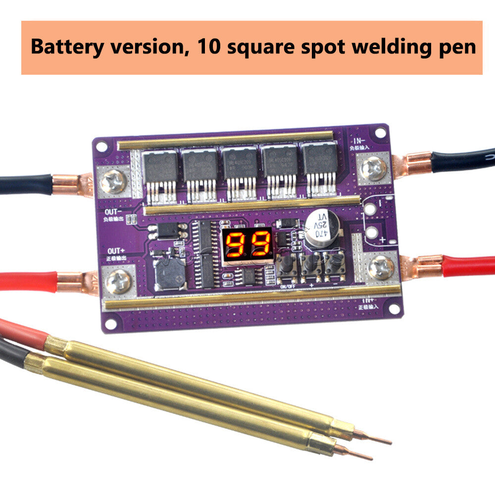 12V Mini Automatic Spot Welder Machine Control Board for 18650 Battery Welding