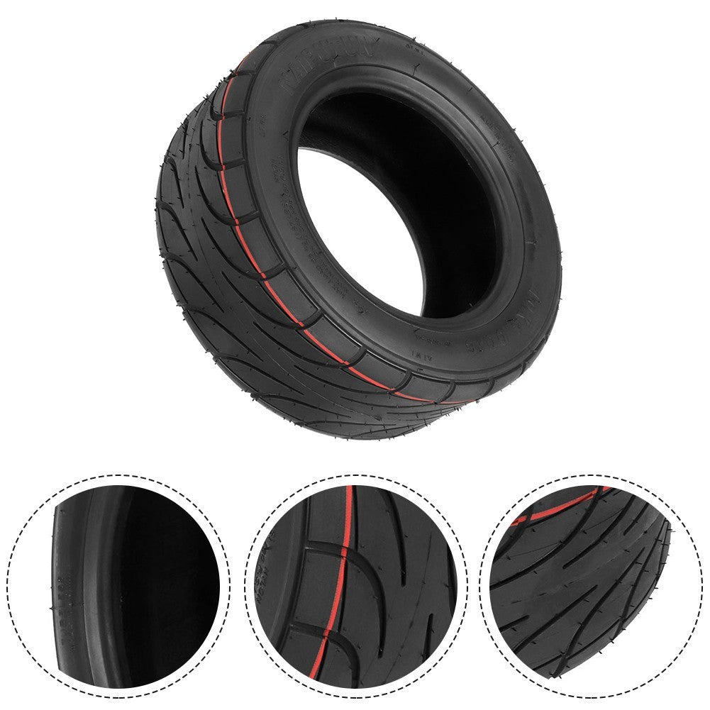 Tyre Tubeless Tire Black For Electric Scooter For Mercane MX60 Go Karts
