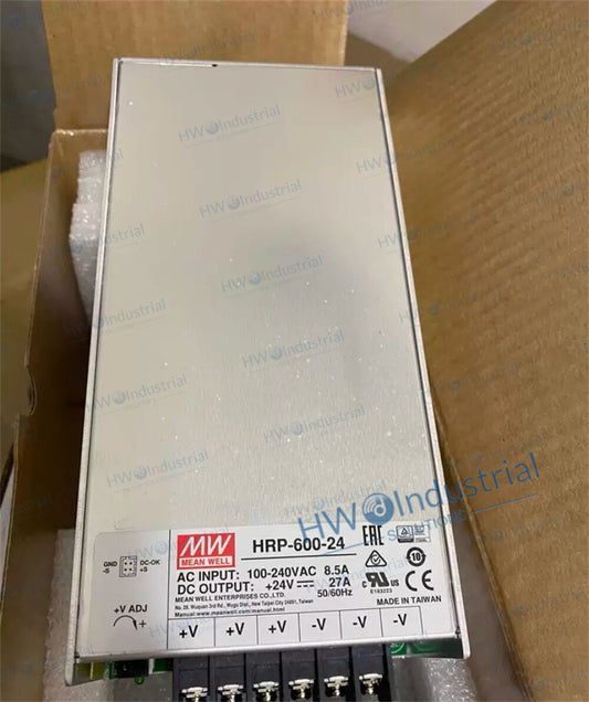 1/piece HRP-600-24 24V 27A MEAN WELL Industrial Switching Power Supply