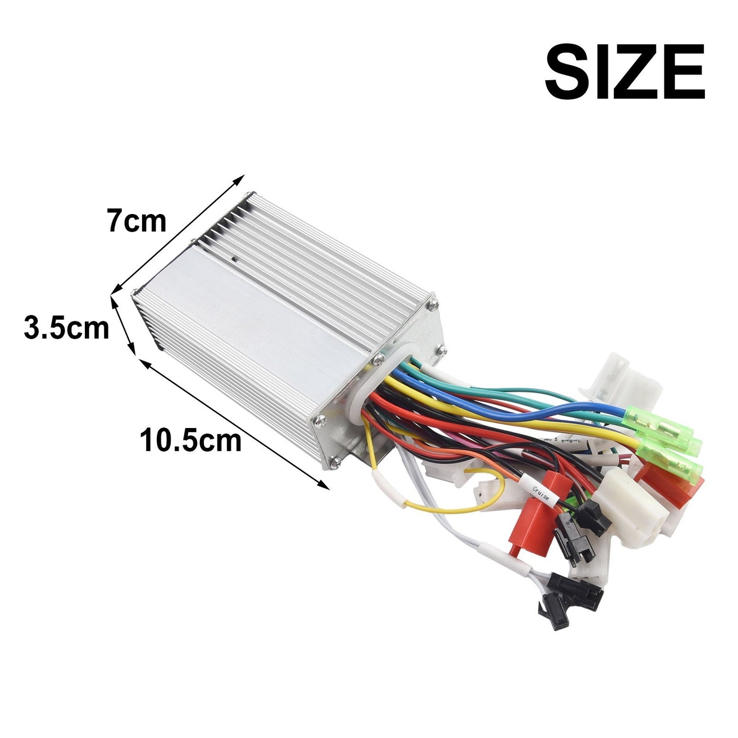 36V 48V 350W Ebike Motor Brushed Controller Box For Electric Bicycle Scooter