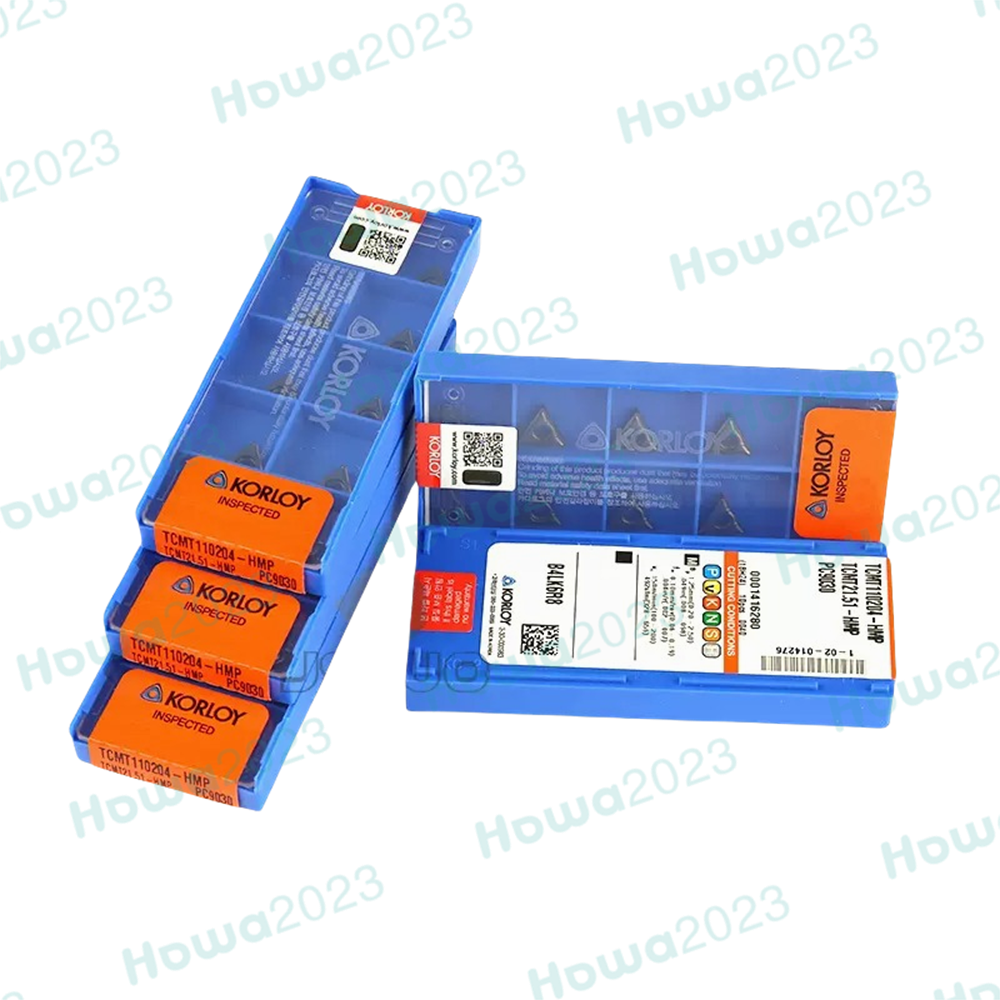 10Pcs/BOX TCMT110204-HMP PC9030 TCMT21.51-HMP  KORLOY CNC Blade Carbide Inserts