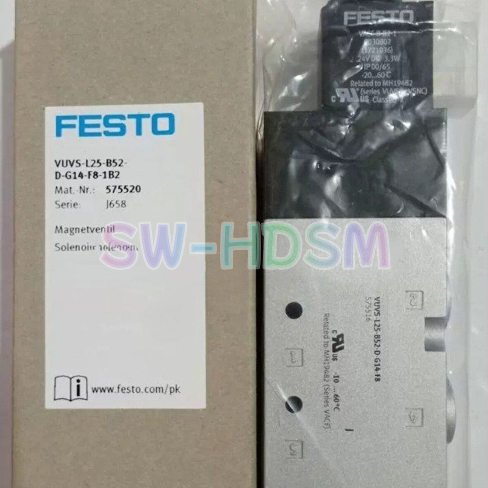 1PCS  for FESTO VUVS-L25-B52-D-G14-F8-1B2 575520 Solenoid Valve Freight Free