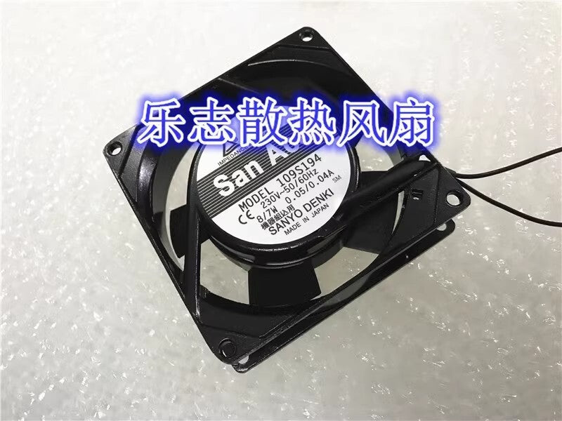 Sanyo San Ace 109S194 230V 8W/7W 0.05A/0.04A AC Cooling Fan