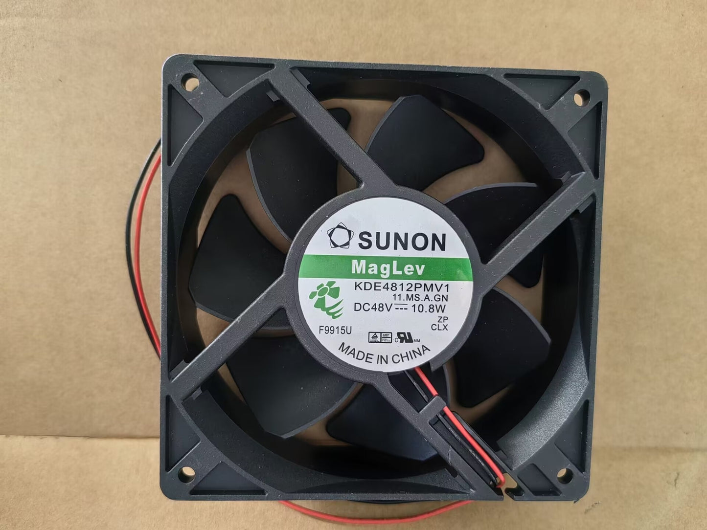 1 PCS SUNON Fan KDE4812PMV1 DC48V 10.8W 12038 12CM 2 wire cooling fan