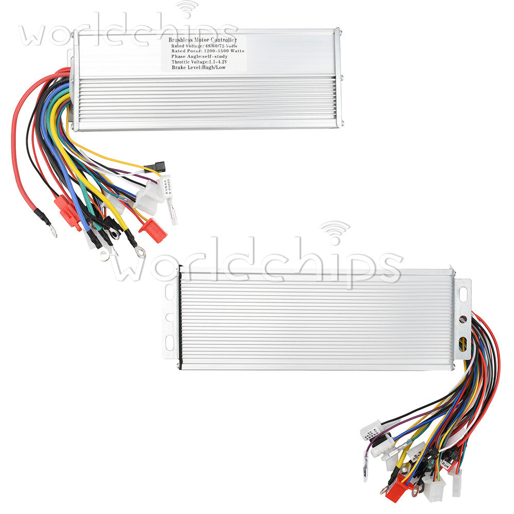 48V60V64V72V 1200W-1500W Universal Smart Electric Vehicle Brushless Controller