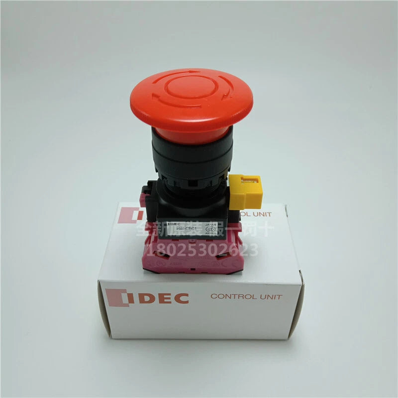 1pc IDEC HW-CB01 Emergency stop button switch One normally closed HWIB-V401R
