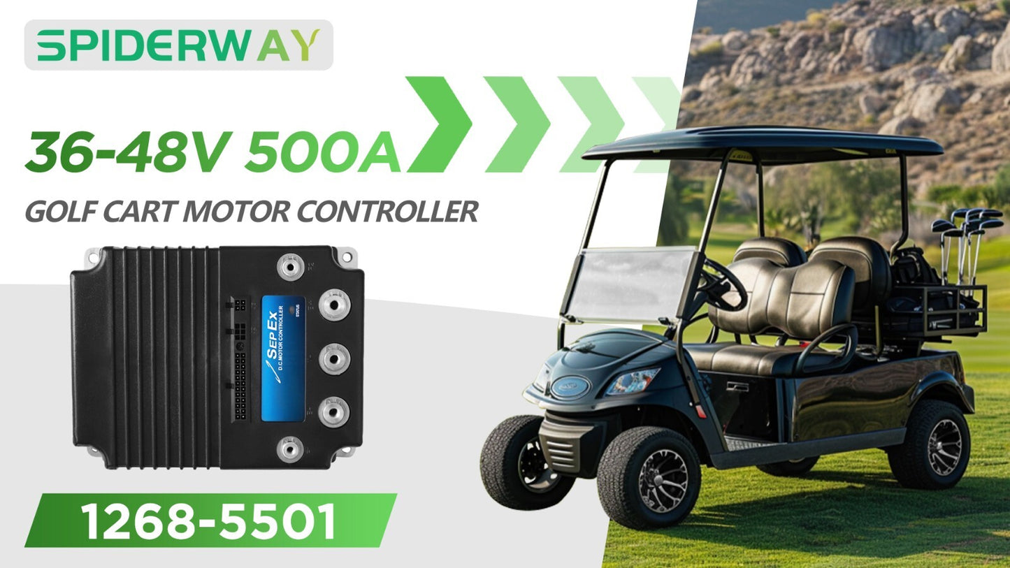 48V 500A 1268-5501 DC Motor Speed Controller for Curtis EZGO Club Car Golf Cart