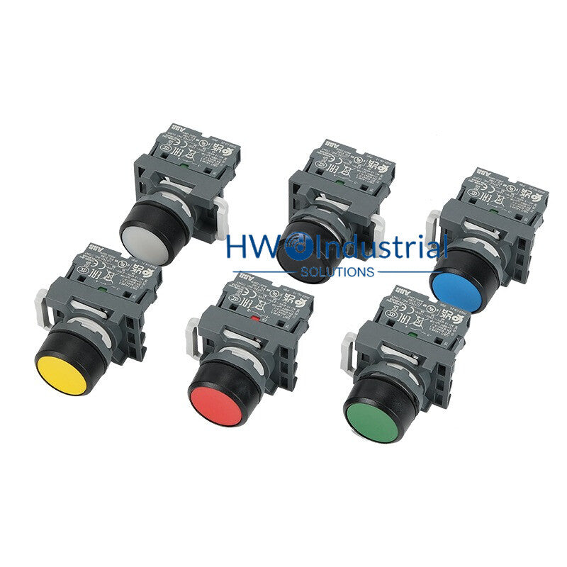 1PC  ABB Button Switch MP1-41G-20 2NO Self Reset Green