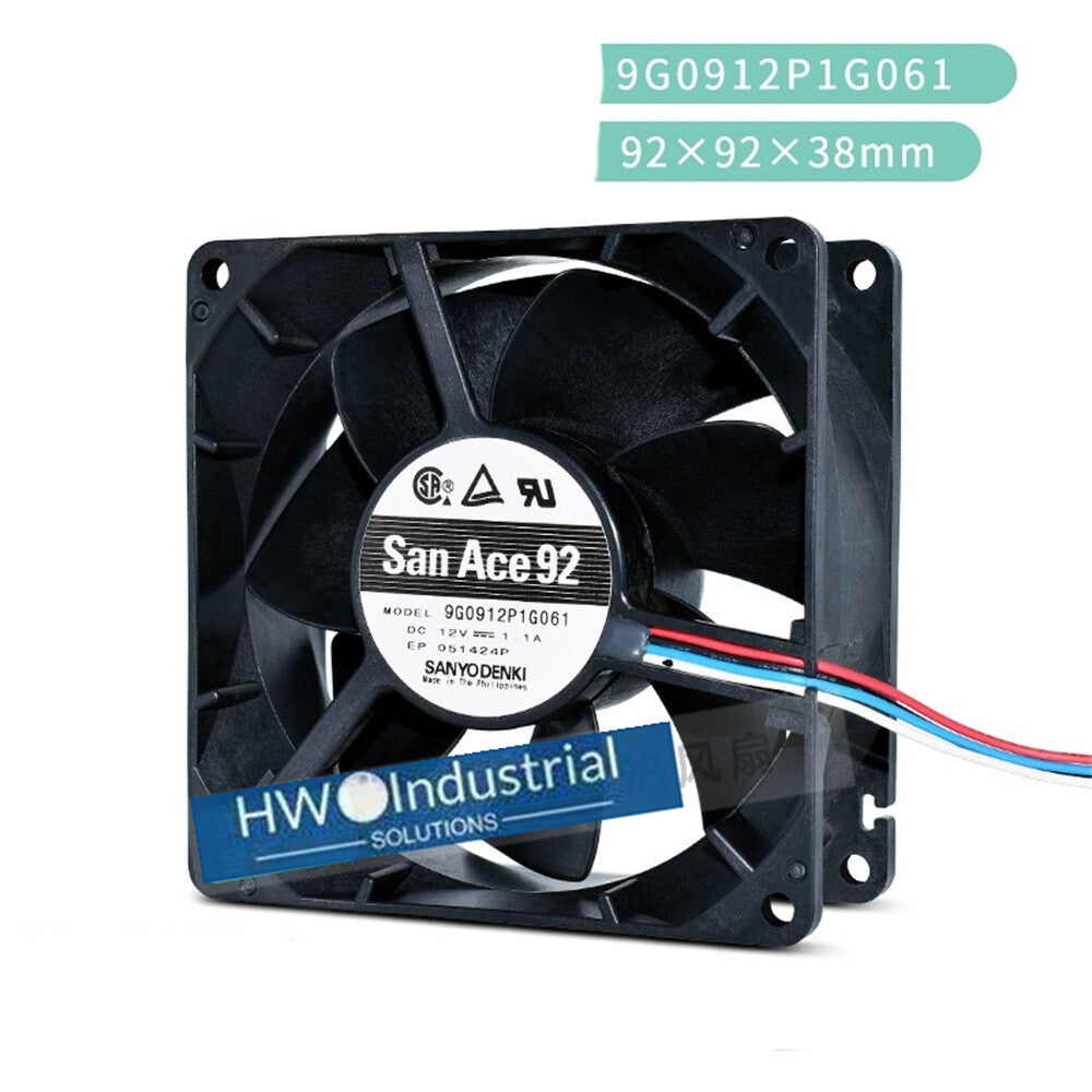 1/piece SANYO 9G0912P1G061 12V 1.1A 9238 9cm Automotive Supercharged Violent Fan