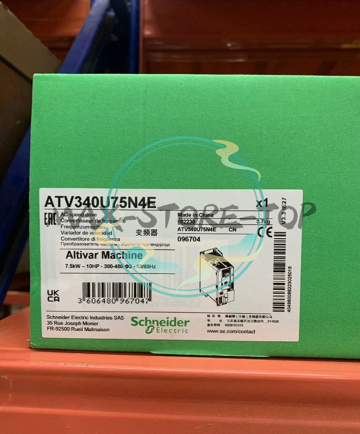 1 PC  ATV340U75N4E Schneider Inverter ATV340U75N4E Fast Shipping UPS or