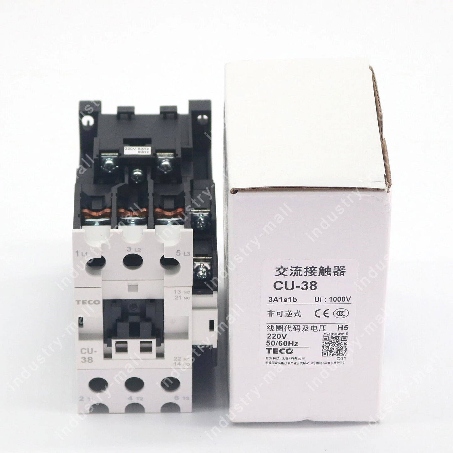 For TECO CU-38 220VAC  Magnetic Contactor Free Shipping #P