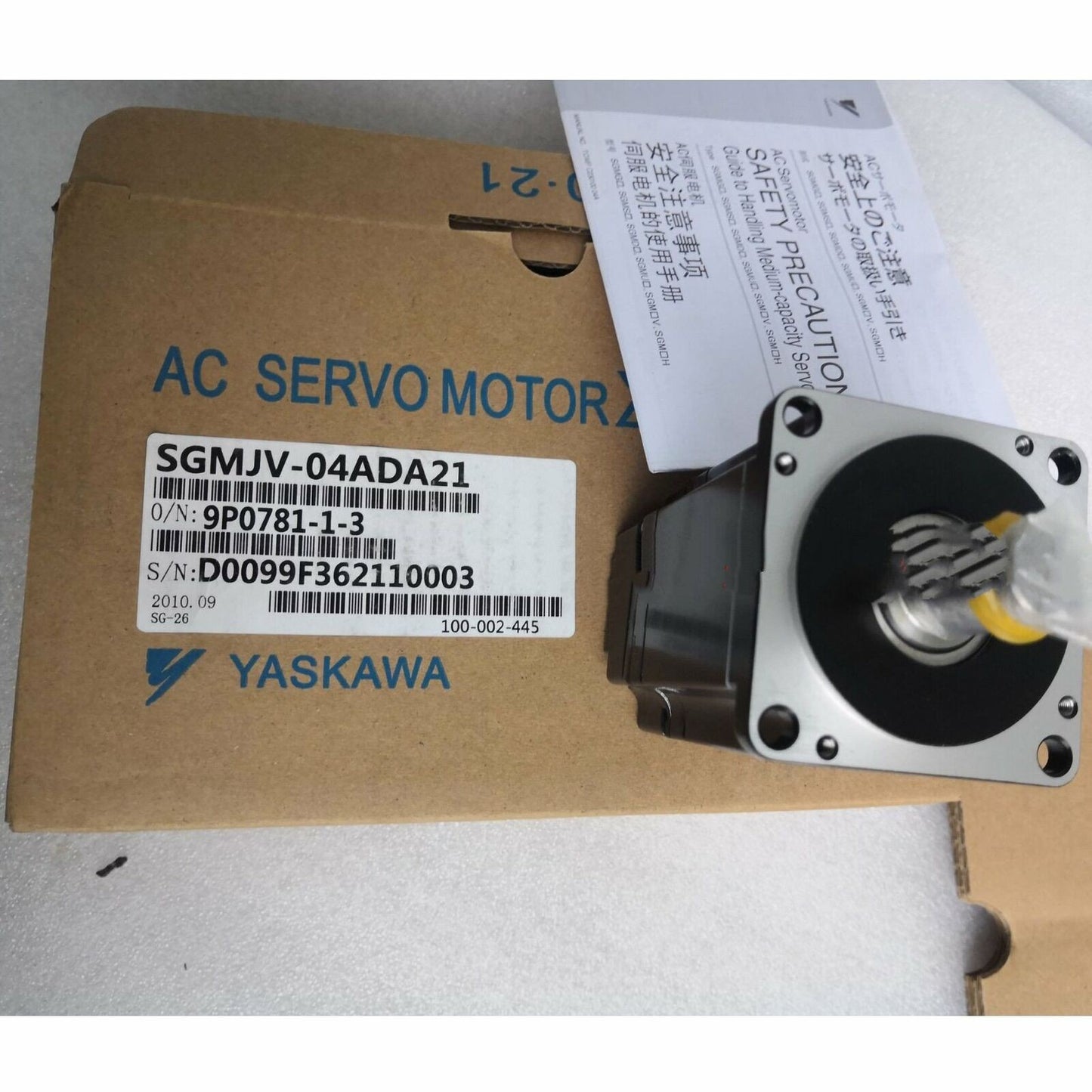 YASKAWA SGMJV-04ADA21 SERVO MOTOR SGMJV04ADA21 In Box ping