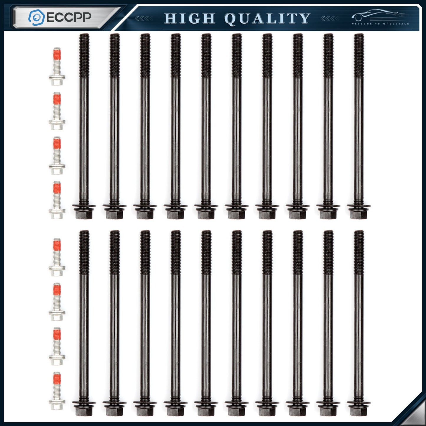 FOR 99-09 4.7L Jeep Dodge Dakota Ram 1500 Durango Mitsubishi Head Bolts Kit