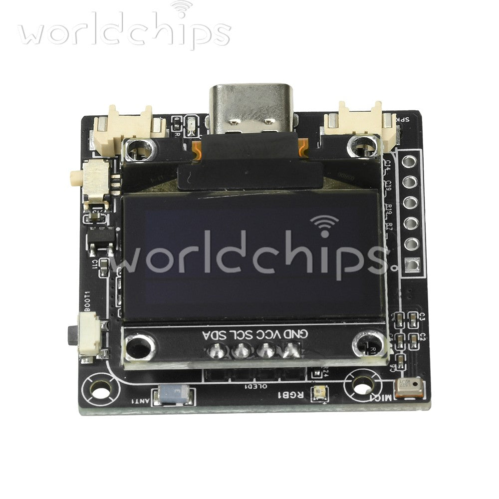 ESP32-C3 0.96 inch SSD1306 OLED Display Smart AI Robot Voice Dialogue Module