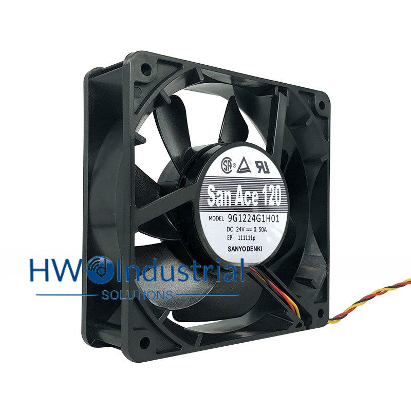 SANYO 3-wire 9G1224G1H01 24V 0.50A 12038 12CM Inverter Cooling Fan