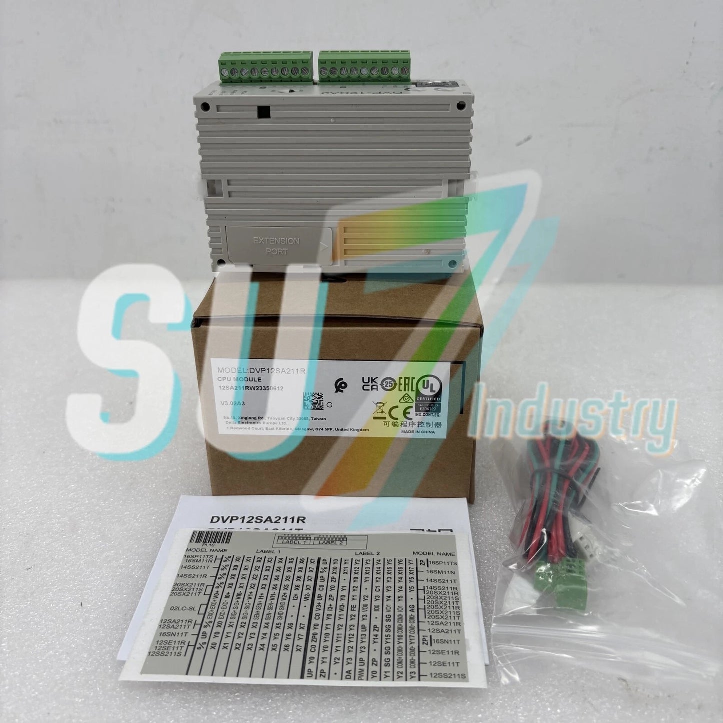Delta DVP12SA211R  PLC Module # 1pcs