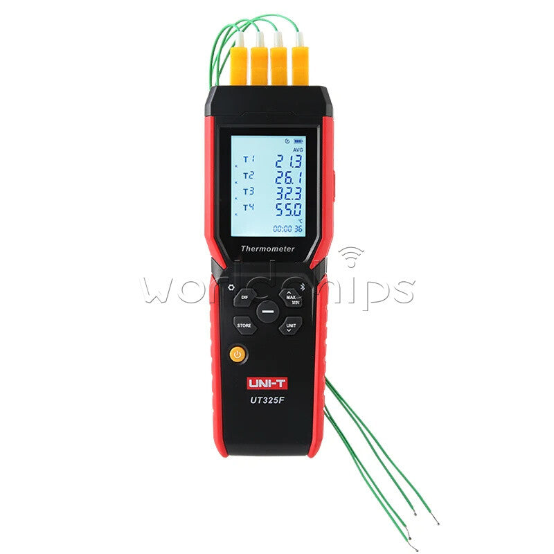 UNI-T UT325F Smart Digital 4Ch Thermocouple Thermometer Bluetooth APP Control