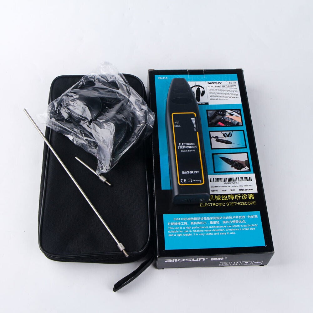 Electronic Stethoscope Earphone Leak Detector Water Hose Detection Equipment Kit