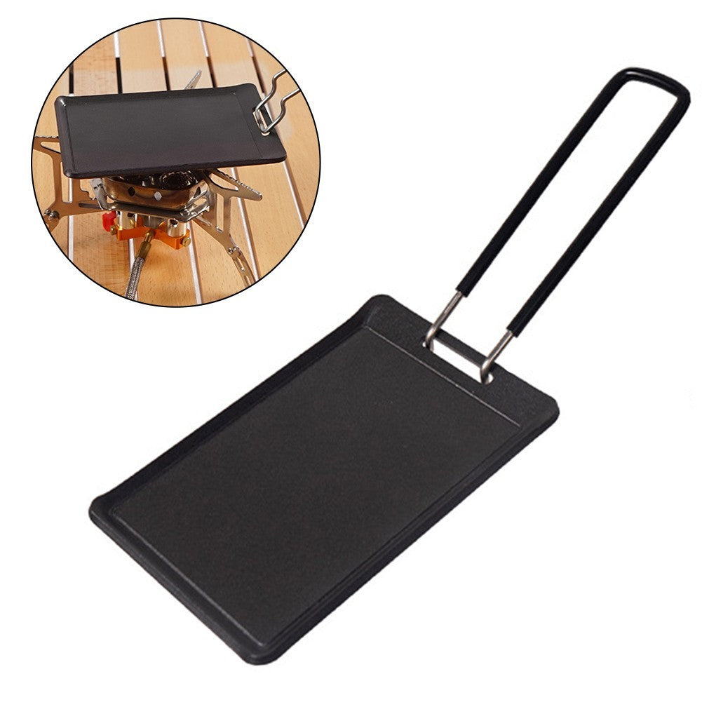 Lightweight and Easy to Carry Single Camping NonStick Frying Pan Plate