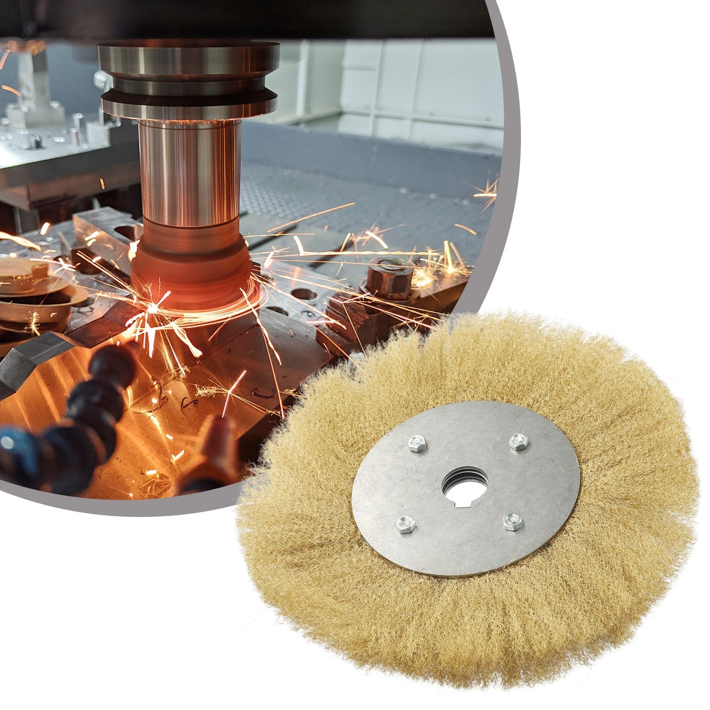 Pure Copper For Removing Metal Burrs For Grinder Line Pattern Reconciliation