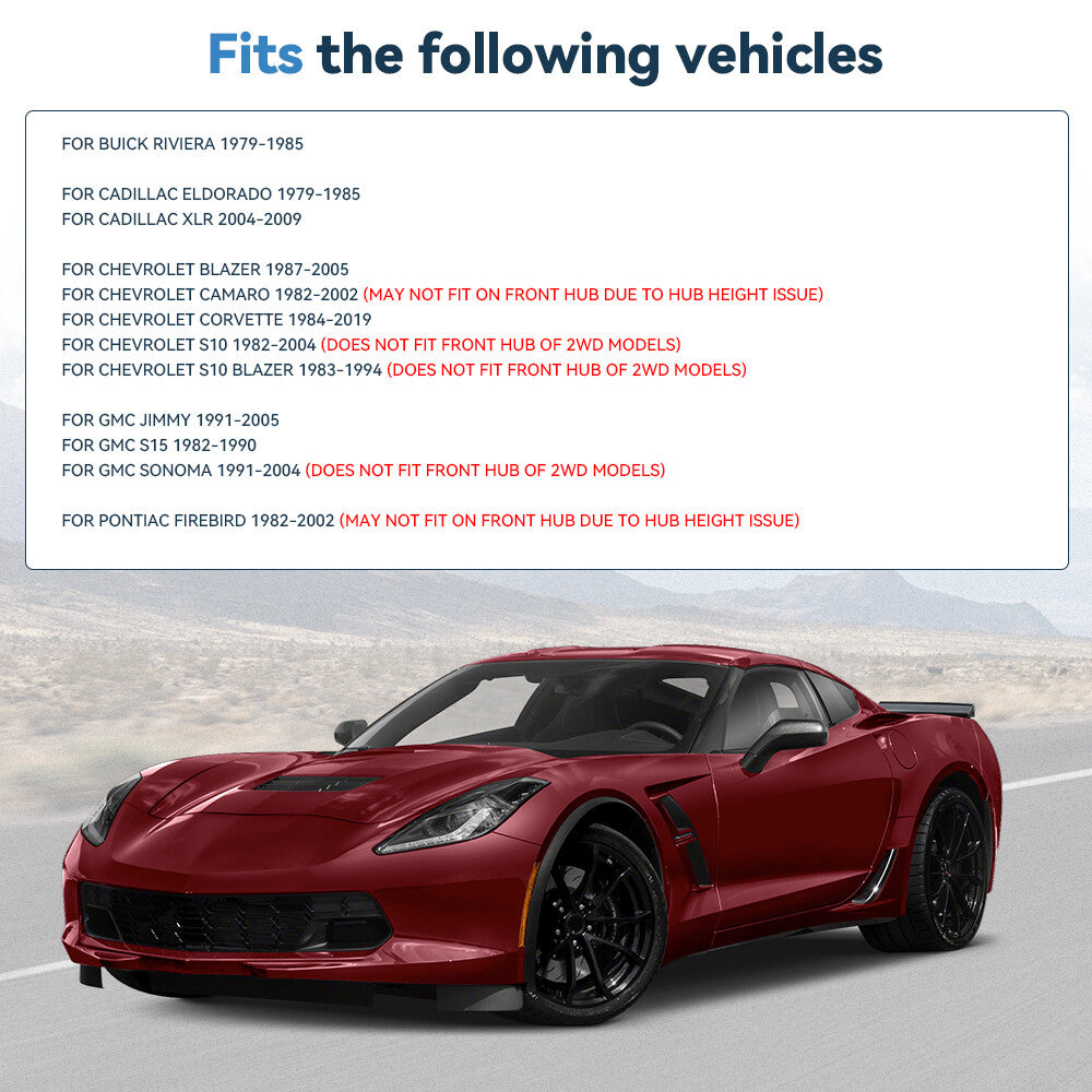 4 Pcs 20mm Hub Centric Wheel Spacers 5x4.75 For Chevrolet Corvette S10 Camaro