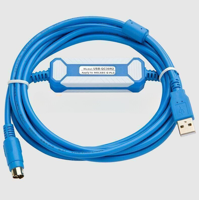 For Mitsubishi Q series plc programming cable USB-QC30R2 3M connector