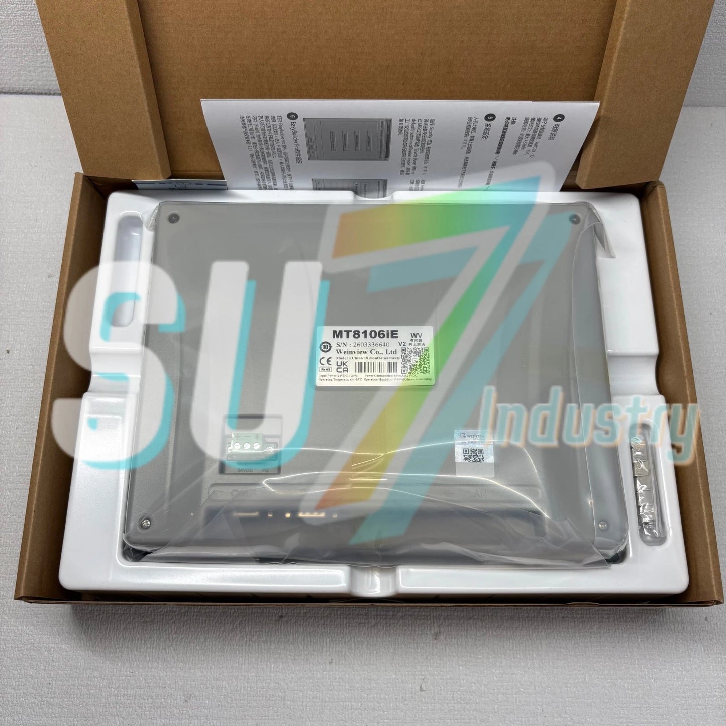 Weinview MT8106iE Touch screen MT8106iE WV # 1pcs    In Box