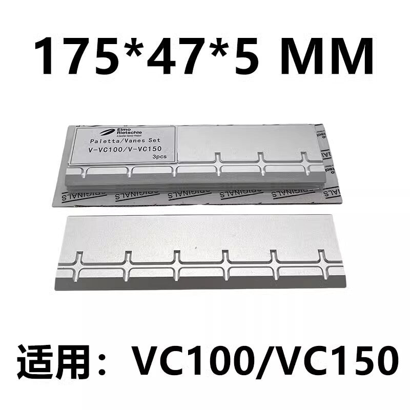 3pcs/set replace Rietschle VC100/VC150 vacuum pump carbon vanes 175*47*5mm