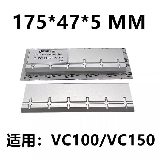3pcs/set replace Rietschle VC100/VC150 vacuum pump carbon vanes 175*47*5mm