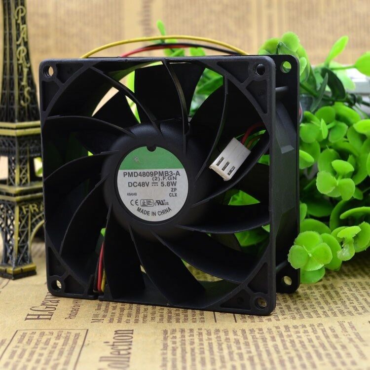 1 PCS SUNON Fan PMD4809PMB3-A DC 48V 5.8W 9038 9CM 3 PIN