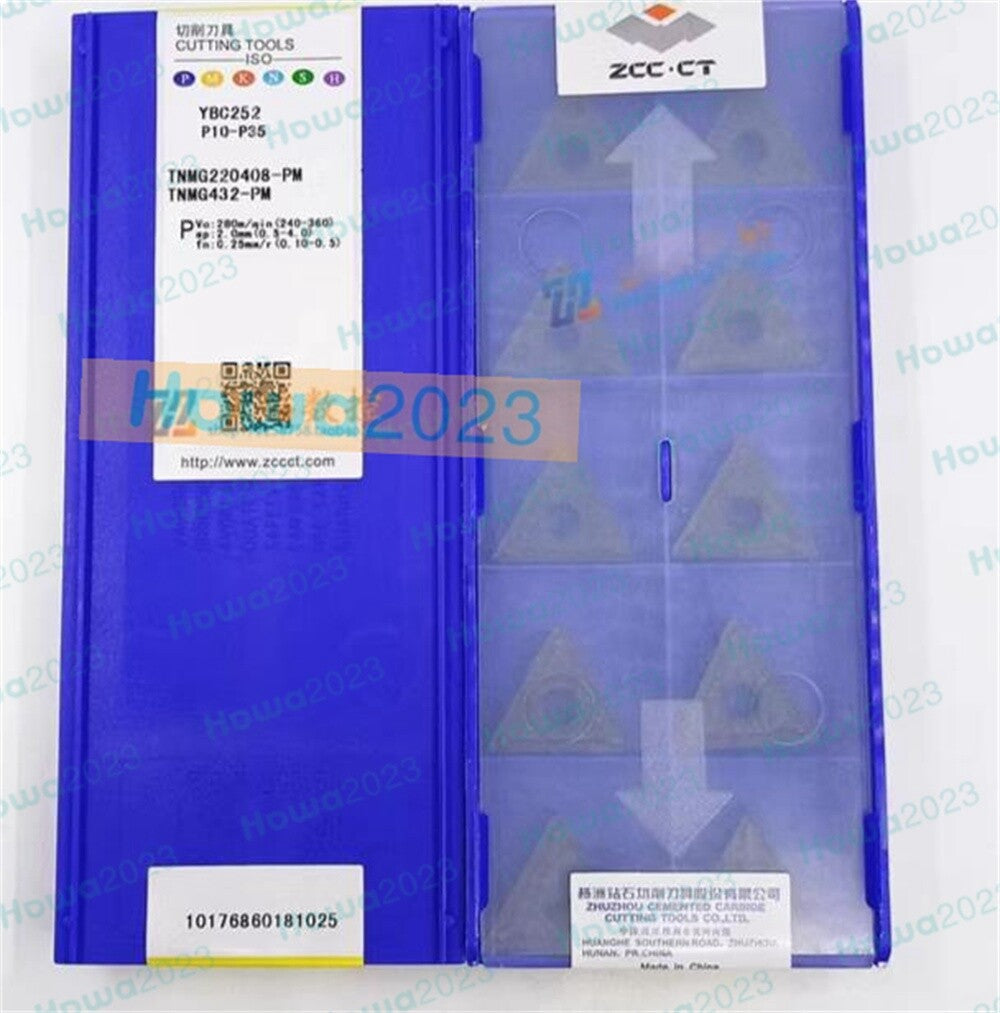 10Pcs/BOX TNMG220408-DM YBC252 TNMG432-DM Carbide Inserts Turning CNC Blade