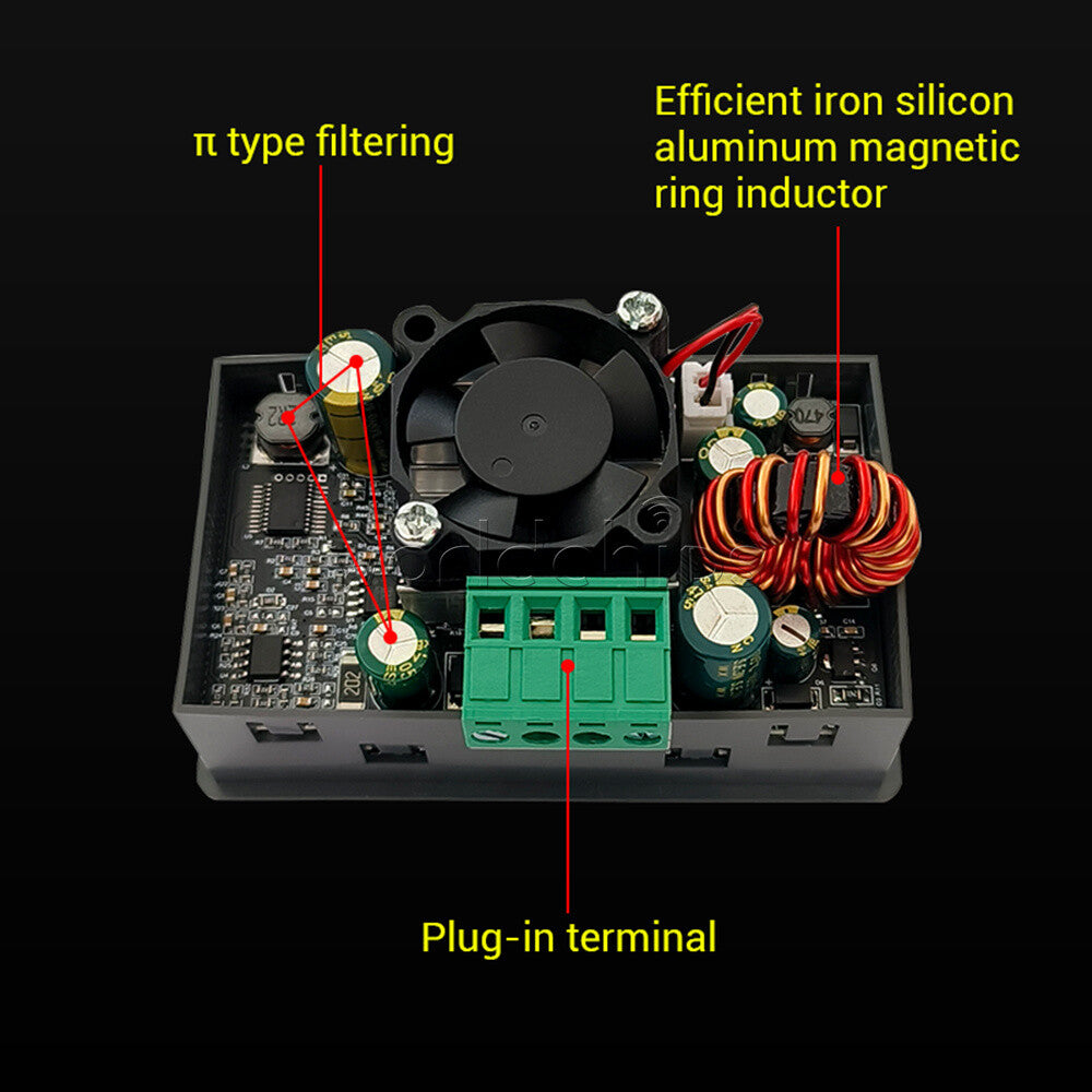 SK90C CNC Buck Boost Adjustable Power Supply Module Voltage Regulator 6-36V 90W