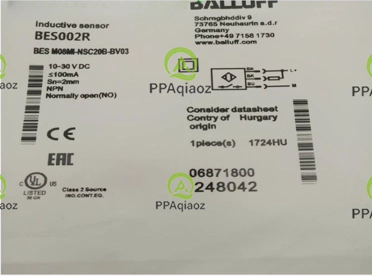 1Pcs  BALLUFF BES M08MI-NSC20B-BV03（BES002R) sensor Fast delivery
