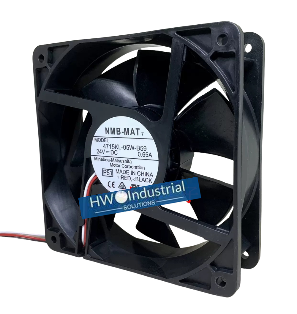 1/piece NMB 4715KL-05W-B59 12038 24V 0.65A 12CM Inverter Cooling Fan