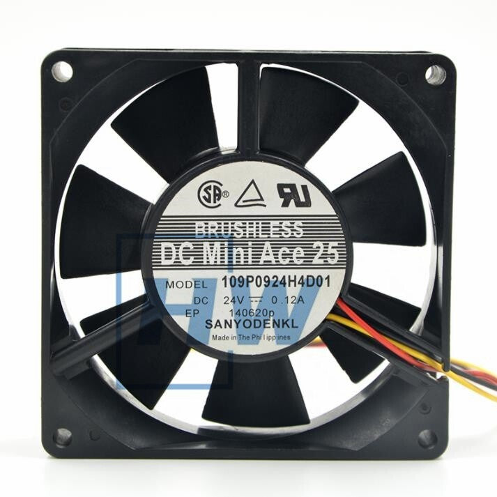 1Pc    109P0924H401 24V 0.12A 9cm 9025 Inverter Cooling Fan