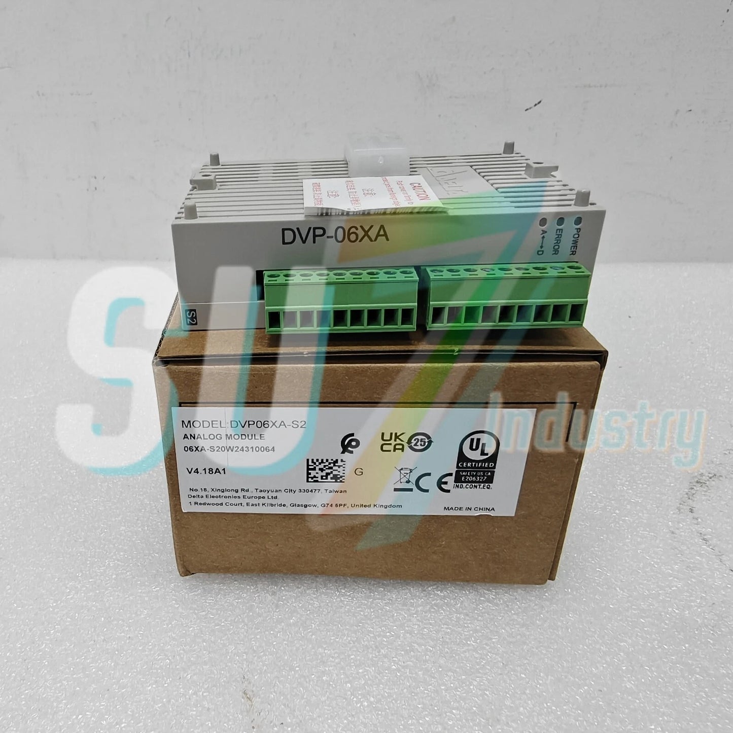 DELTA PLC DVP06XA-S2 PLC Module# 1pcs    In Box