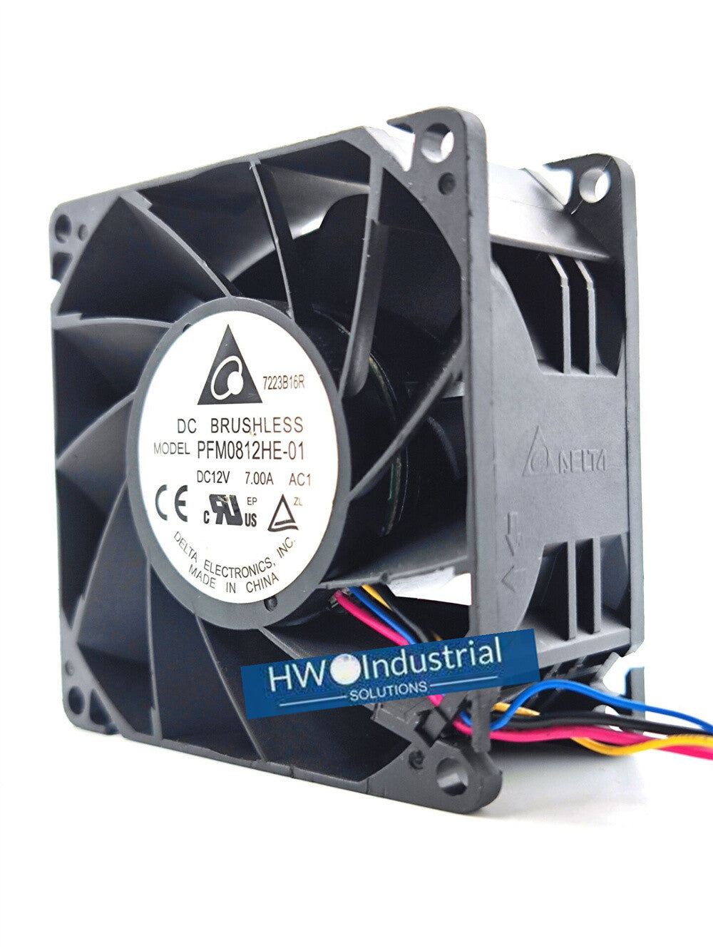 1/piece PFM0812HE-01 Delta 8038 12V 7.00A 8CM High Speed Cooling Fan