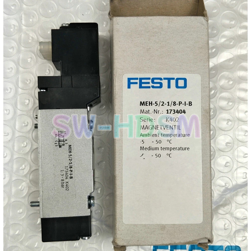 1PCS  For FESTO MEH-5/2-1/8-P-I-B 173404 Solenoid Valve freight free