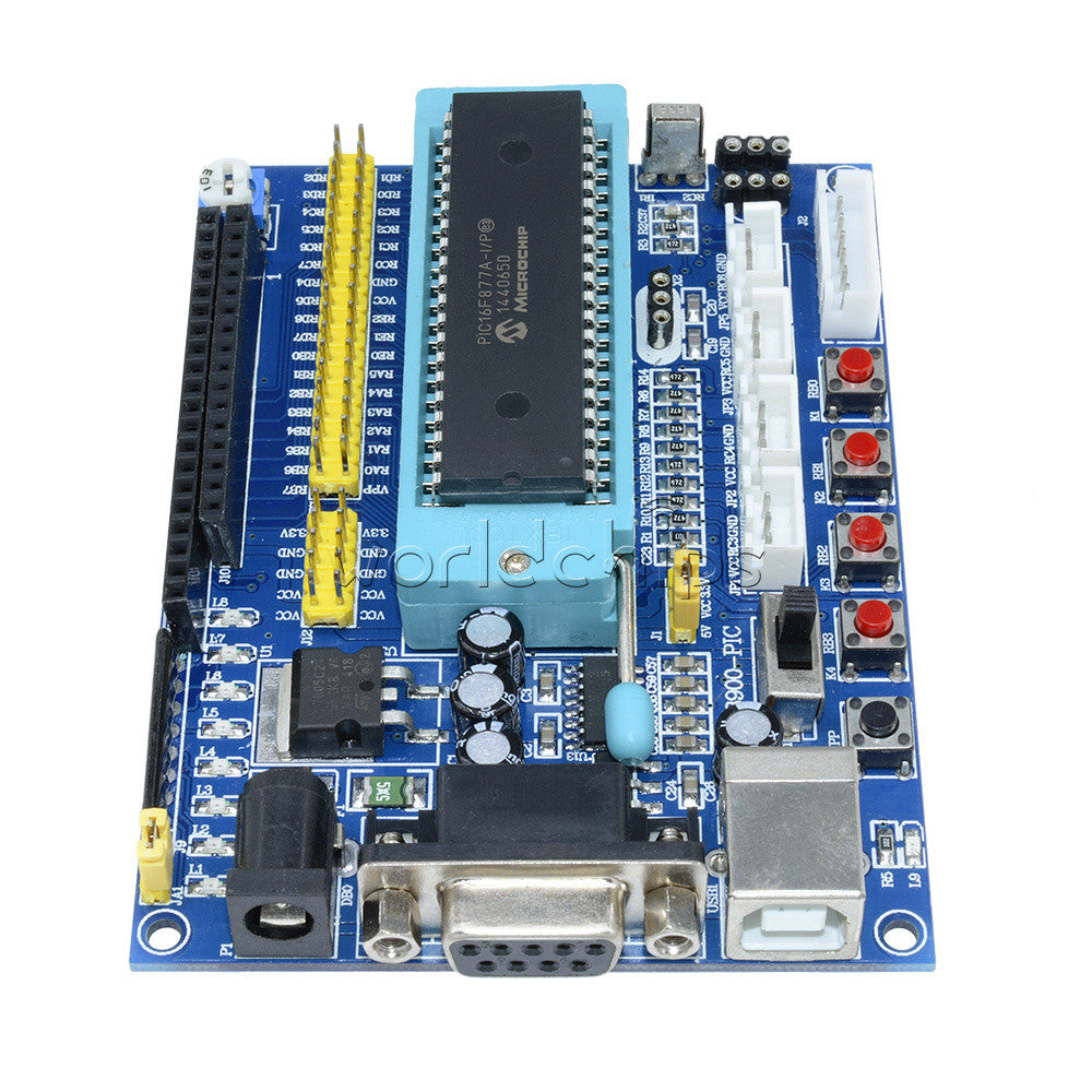 PIC16F877A PIC Mini System Development Board JTAG ICSP Programmer Emulator