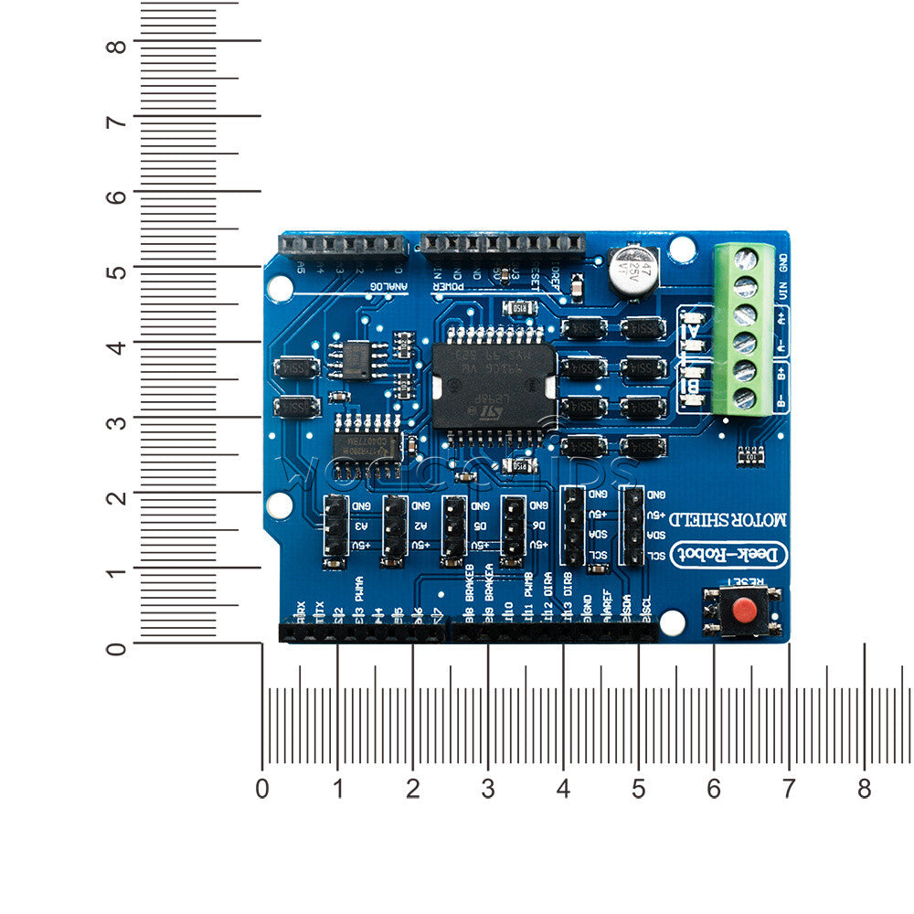 2PCS L298P Shield R3 Motor Driver Module H-Bridge dual way For Arduino UNO 2560