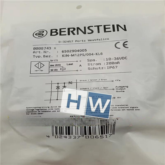 1PC BERNSTEIN Proximity Switch KIN-M12PS-004-KL6 Inductive Sensor
