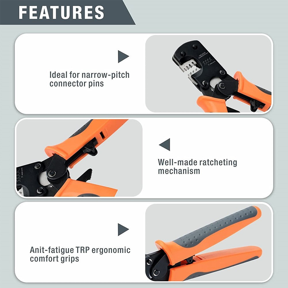 Micro-Connector Crimping Tool Pin Stability 0.03-0.52mm2 32-20AWG High Quality